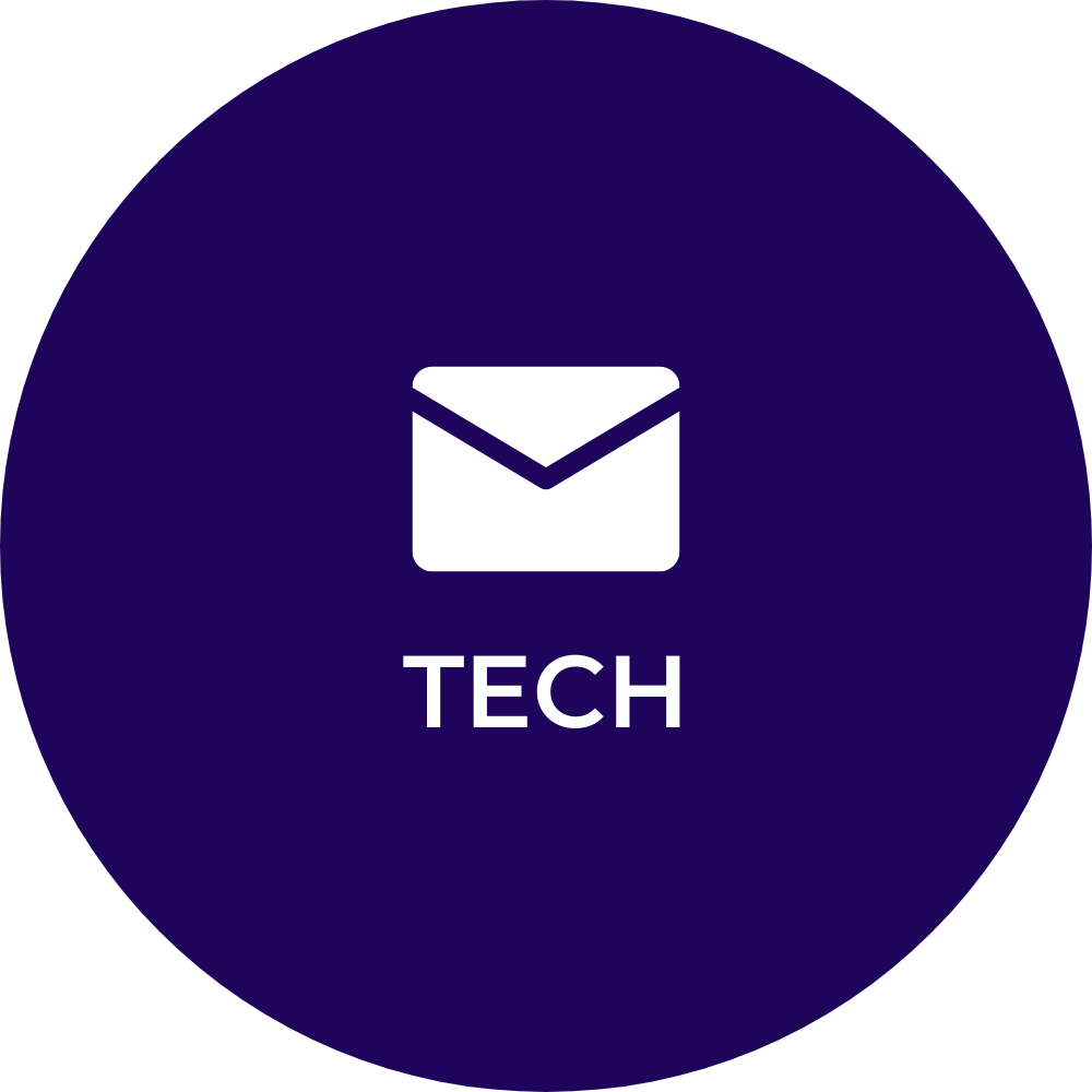 contact icon to log a tech support ticket